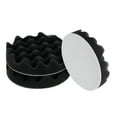 thumbnail image 1 of Uxcell 3pcs Buffing Sponge Pads 5" Polishing Wheel Waffle Finishing Grip Pad Car Buffer Polisher with Hook and Loop Back for Car Detailing Polishing Waxing, Black, 1 of 7