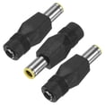 thumbnail image 1 of Uxcell 3pcs DC Connectors Adapter, 8mm Male to 5.5mm Female, Copper Barrel Connector, 1 of 5