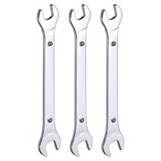 Uxcell 3pcs Double Open End Thin Wrench 8 9mm Metric U-Shaped Spanner