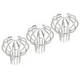 thumbnail image 1 of Uxcell 3pcs Gutter Guard, 304 Stainless Steel Round Roof Anti-Blocking Line Cap Floor Cover Drainage Outdoor(105 mm/4.1"), 1 of 7