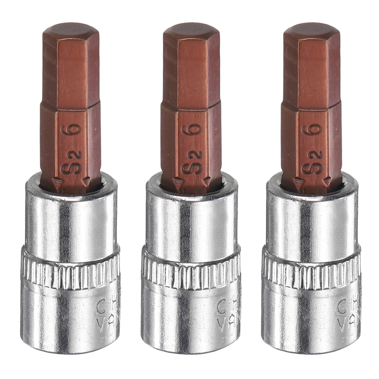 H6 Socket Bit Uxcell 3pcs H6 Hex Bit Socket 1/4