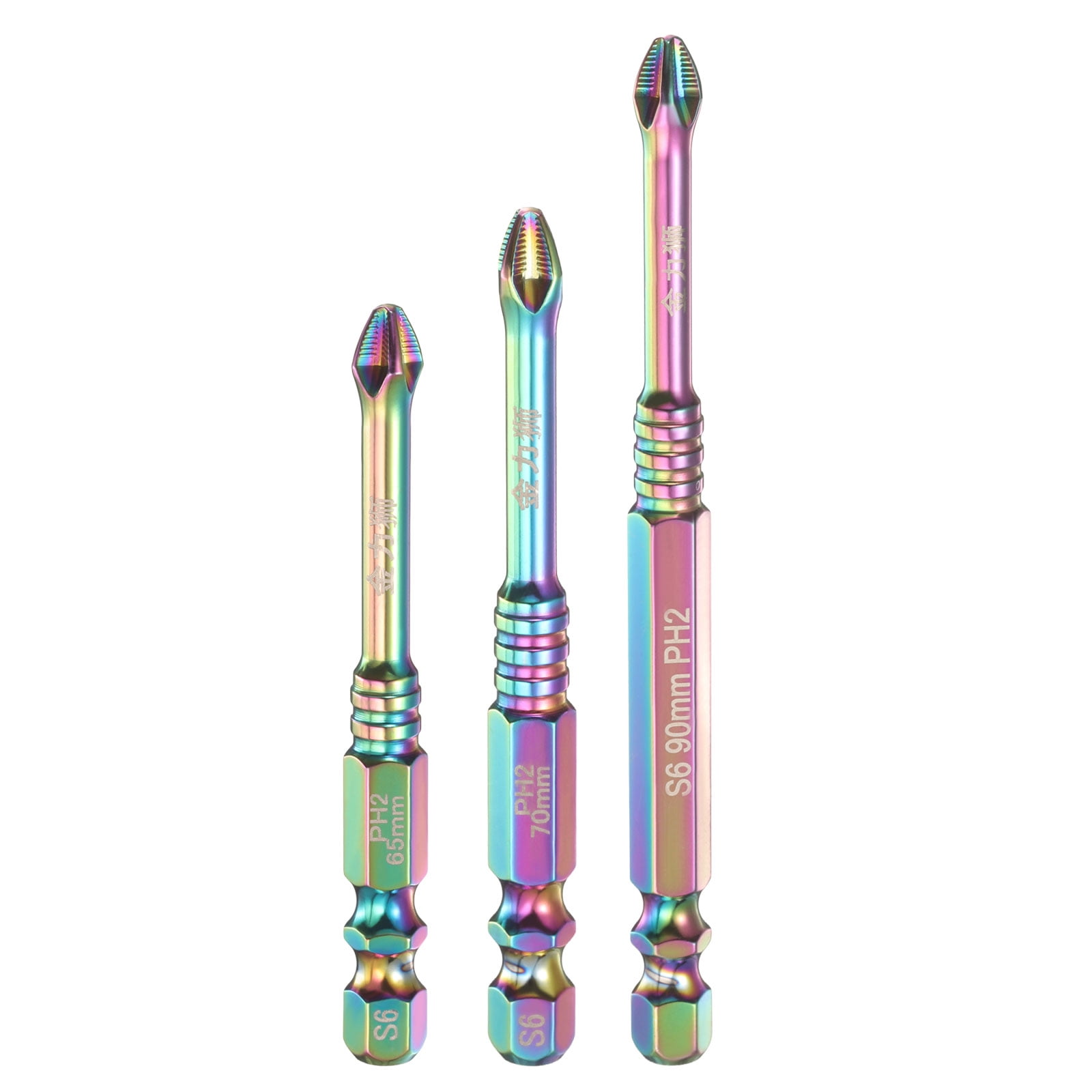 AUTOTOOLHOME 10-Pack PH3 Phillips Impact Bits, 2 Inch Magnetic Power Bits | Magnetic Anti-Slip Phillips #3 Screwdriver Bits for Impact Drivers and