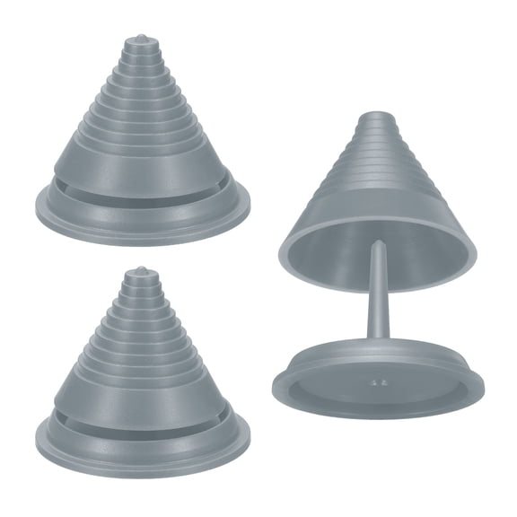 Uxcell 3pcs Lawn Mower Blade Balancer, Plastic Mower Blade Sharpener Balancer, Grey