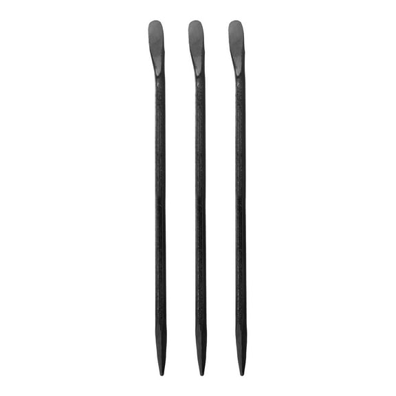 Uxcell 3pcs Line-Up Pry Bar 30" Length 0.7" Rod Dia Hexagonal Steel Crowbar Sleever Bar
