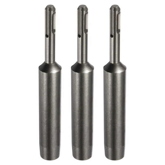 Uxcell 3pcs SDS Max Ground Rod Driver 23/64" for 5/8 Ground Rods Driver Adapter Bits for Rotary Hammer Drill Tool 6.5" Long