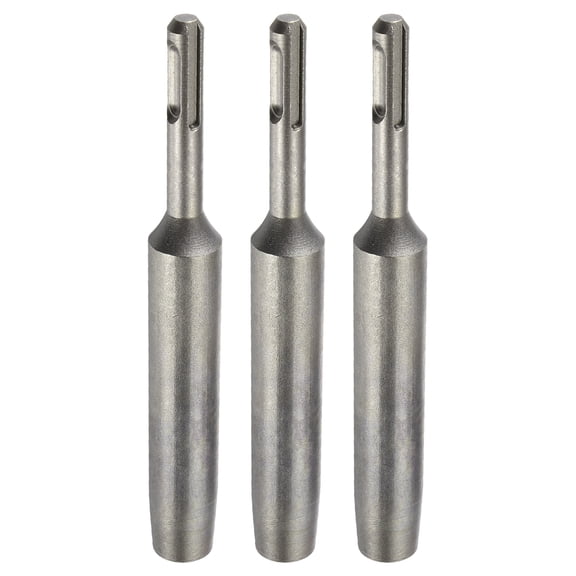 Uxcell 3pcs SDS Max Ground Rod Driver 23/64" for 9/16 Ground Rods Driver Adapter Bits for Rotary Hammer Drill Tool 6.5" Long