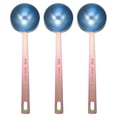 thumbnail image 1 of Uxcell 3pcs Single Measuring Spoon 2tbsp (6tsp, 30ml) Stainless Steel Spoon, Multicolor, 1 of 7