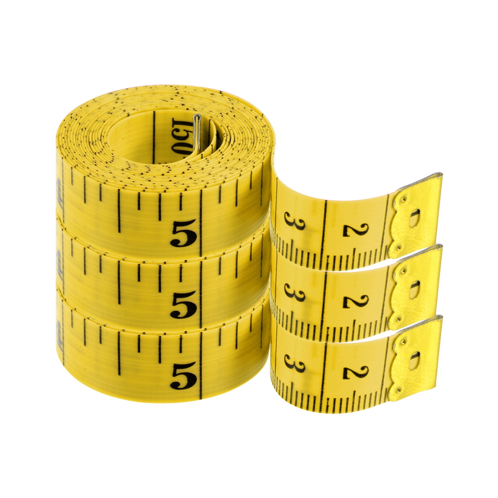 13mm Ruler Uxcell 3pcs Soft Tape Measure 150cm/60