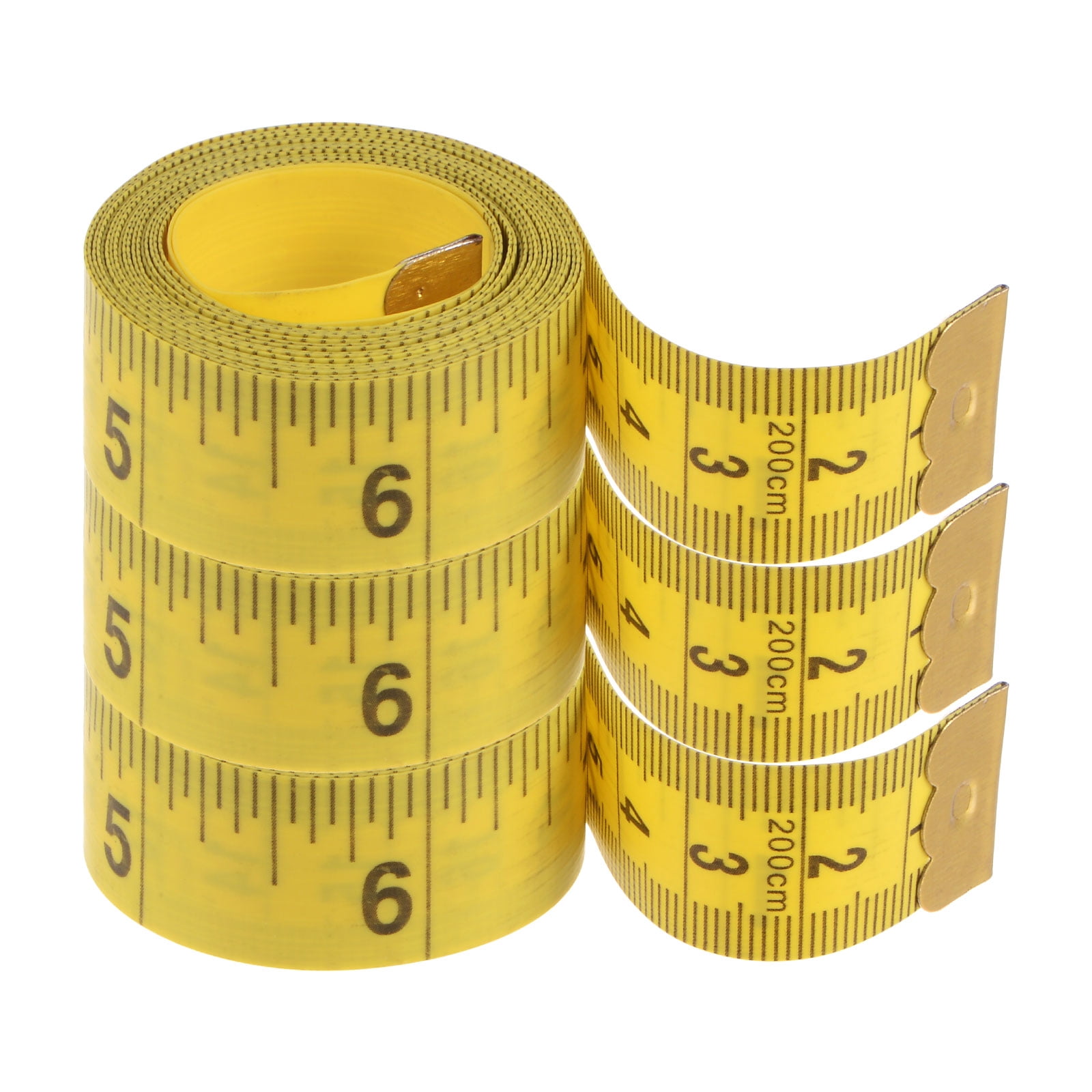 Uxcell 3pcs Soft Tape Measure 200cm/80