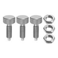 thumbnail image 1 of Uxcell 3pcs Spring Plunger M6x1 Thread Size Pin Dia.3mm Knurled Handle Lock Out Pin, 1 of 7