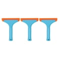 thumbnail image 1 of Uxcell 3pcs Squeegee 6 Inch Length Auto Water Blade Shower Squeegee with Non-Slip Handle for Windshield Window Cleaner Glass Door, Blue, 1 of 7