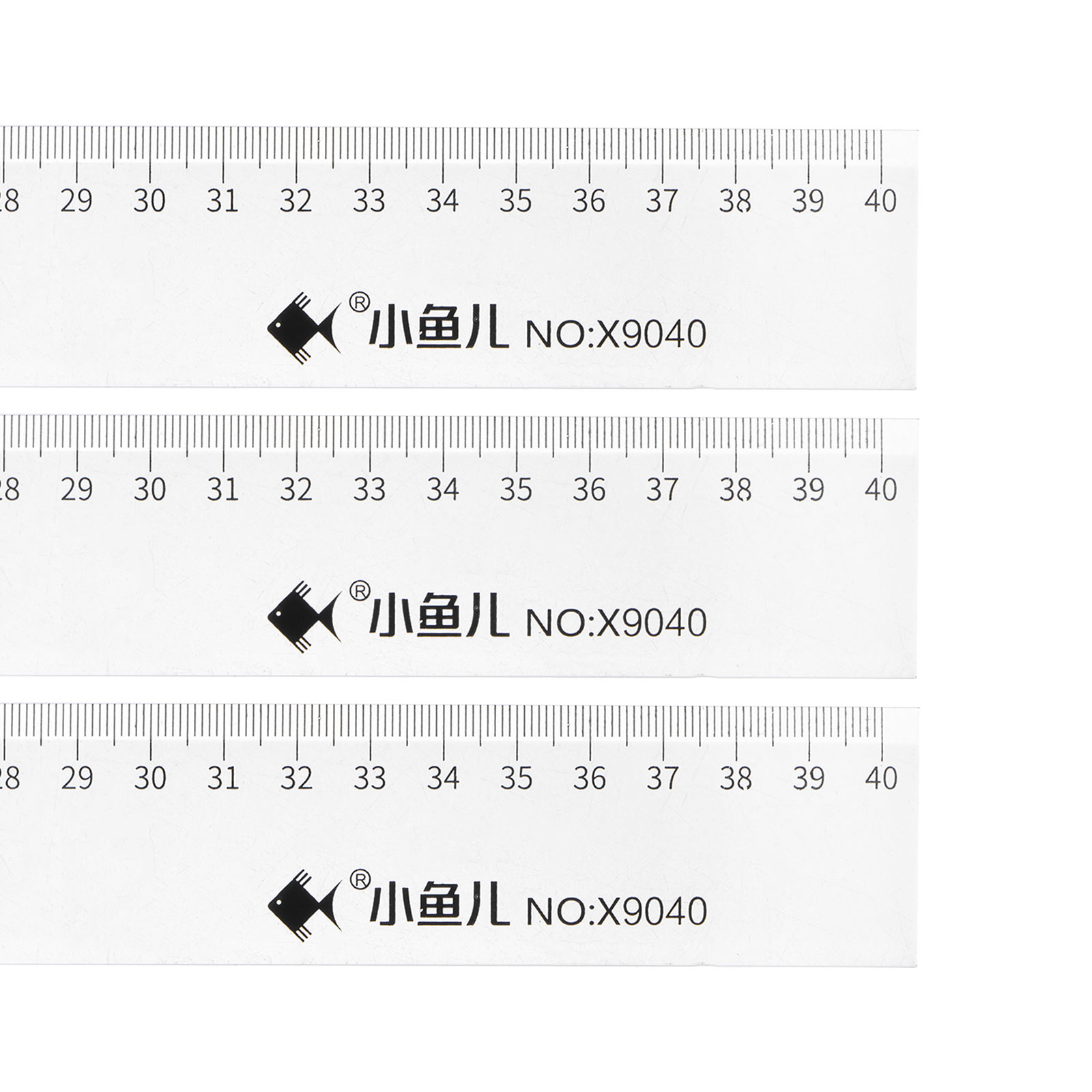 Uxcell 3pcs Straight Ruler 40cm Metric Clear Measuring Tool for ...