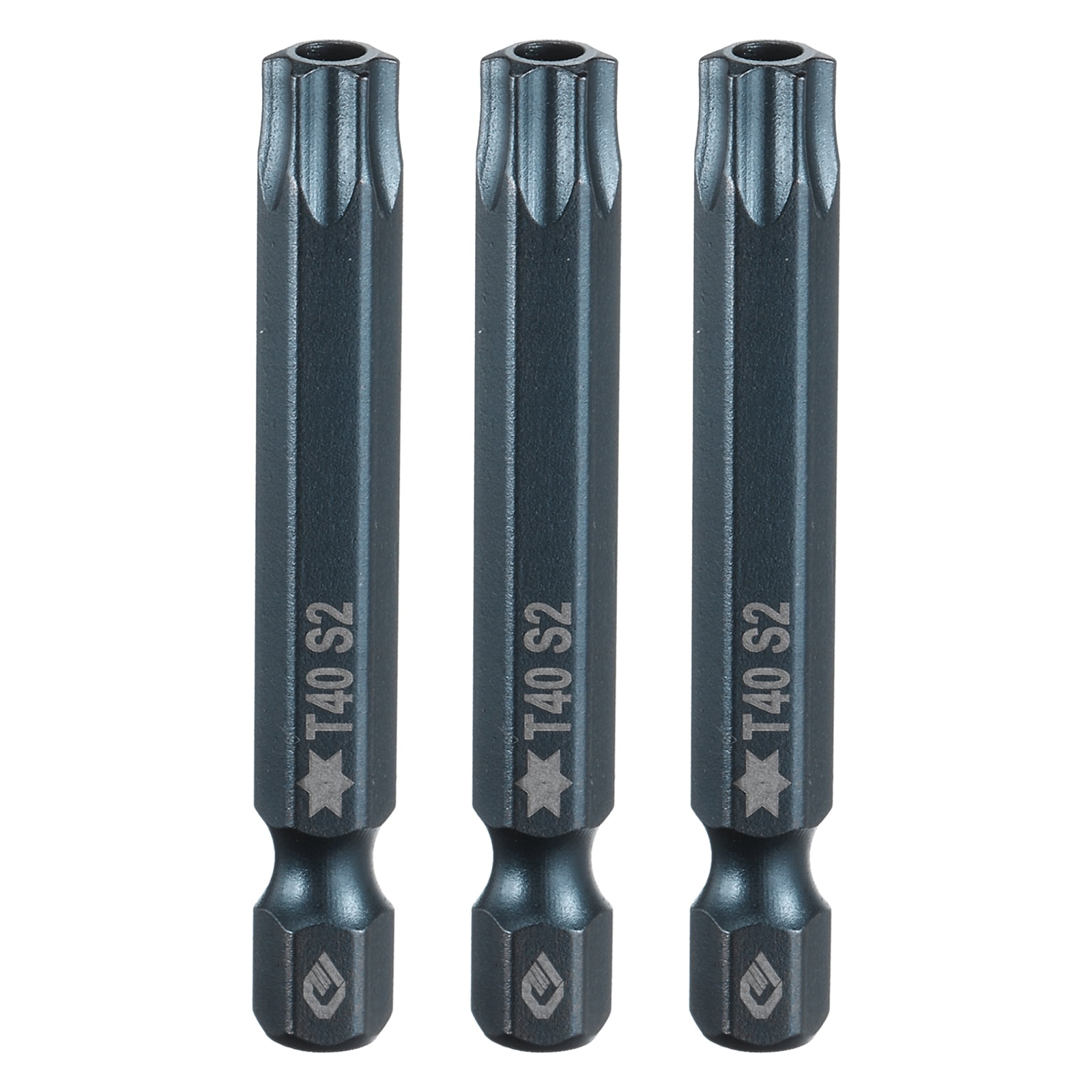 Uxcell 3pcs T40 Torx Screwdriver Bit 1/4