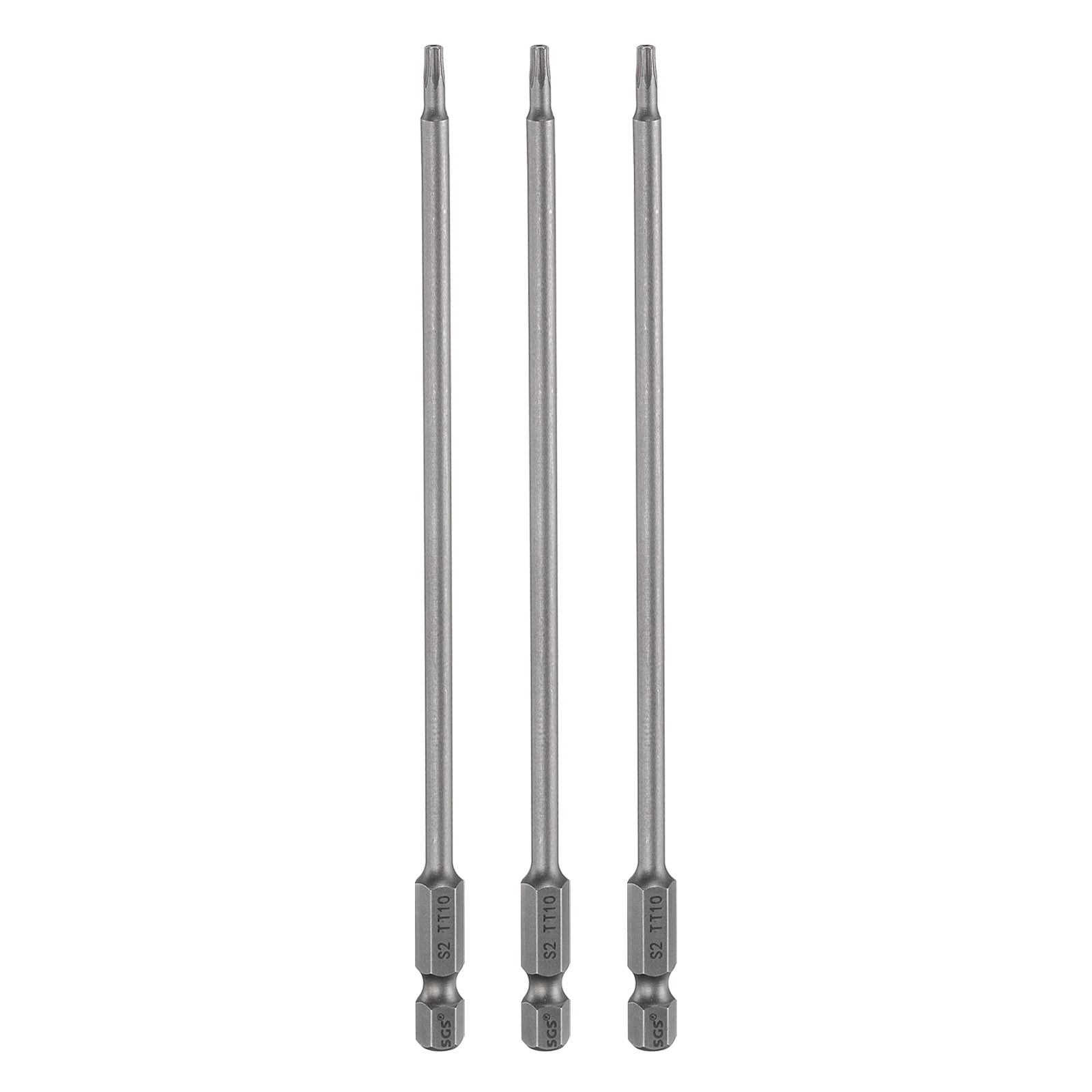 Uxcell 3pcs TT10 Security Torx Head Screwdriver Bit 6