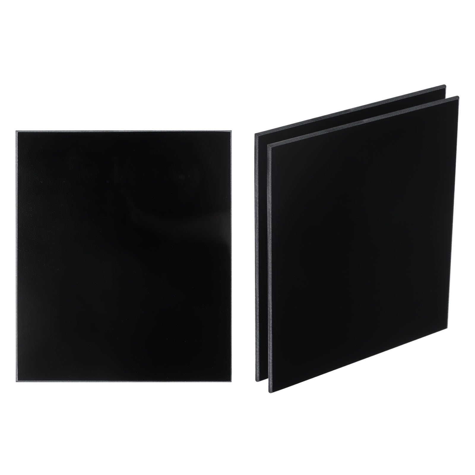 Uxcell 3pcs Welding Lens 5.24" x 4.5" Shade 8 Plastic Glass Replacement Lens Black