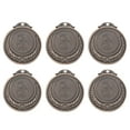 thumbnail image 1 of Uxcell 3rd Award Medals, Round Flat Metal Medals with Wheat Pattern, Copper 6Pcs, 1 of 6
