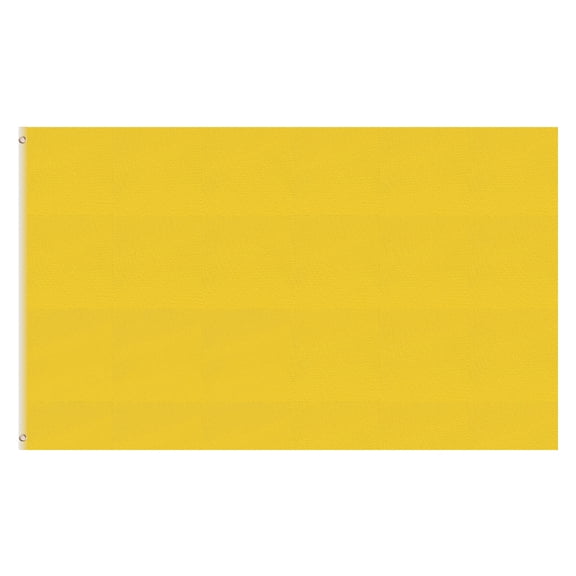 Uxcell 3x5 ft Solid Yellow Blank Flag, Polyester Double-Sided Custom Flag, with Brass Grommets Vibrant Color and Fade Proof Outdoor Indoor Decorations Birthday Party Yard Business Office