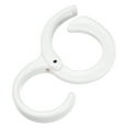 thumbnail image 1 of Uxcell 4.13 Inch ABS Multifunctional Hanger S Hooks with Adjustable Design, White 4 Pack, 1 of 6