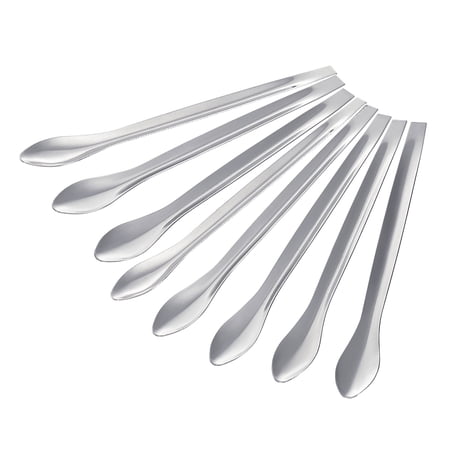 Uxcell 4.13" Micro Lab Spoons 201 Stainless Steel Powders Sampling Spoon 30 Pack