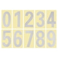 thumbnail image 1 of Uxcell Reflective Mailbox Numbers Sticker 0 - 9 Adhesive Address Number Silver 4.13", 1 of 4