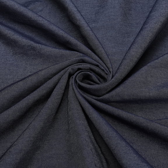 Uxcell 4.2 oz Denim Fabric, 1 Yard 61 Inch Width Cotton Denim Upholstery Fabric by the Yard for DIY Craft Sewing Quilting Clothes Jean Material, Blue