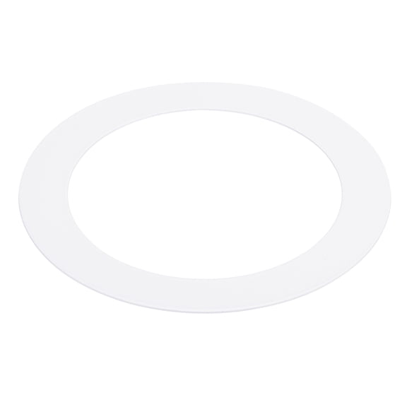 Uxcell 4.25" ID 6.69" OD Goof Rings for Recessed Light, White Goof Metal Trim Ring
