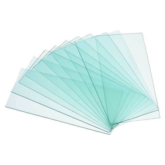 Uxcell 4.25 x 2'' Right Angle Welding Protection Lens, Clear 10 Pack