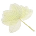 thumbnail image 1 of Uxcell 4.3" Artificial Silk Leaf Artificial Leaves Stems Bulk Fake Rose Wire Crafts Leaves Beige 200 Pcs, 1 of 5