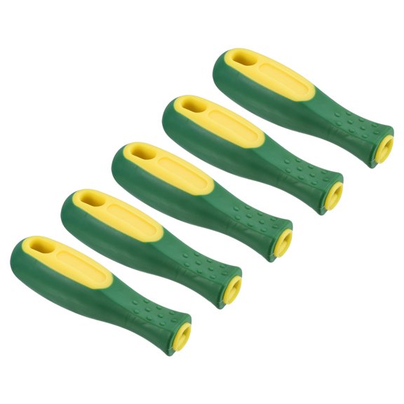 Uxcell 4.3" Rubber File Handle 0.47"x0.26" File Cutting Tool File Handle Replacement 5 Pack