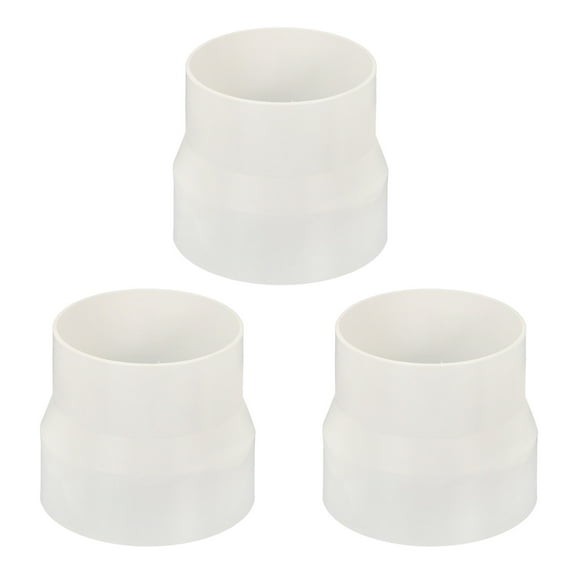 Uxcell 4.3" to 3.7" Duct Reducer Ducting Airflow Tube Increaser Adapter Pipe Fitting 3 Pack