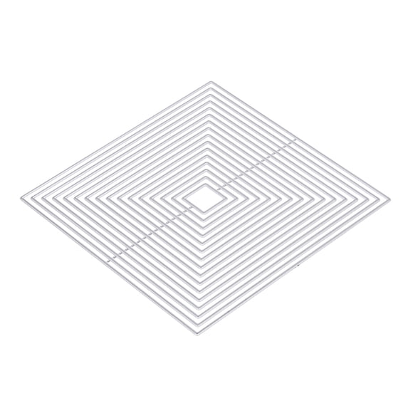 Uxcell 4.4" Diameter Cutting Dies Metal Embossing Stencil Tools, 1 Pcs 0.35" Height