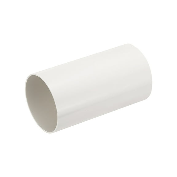 Uxcell 4.4" Inch Round Ventilation Duct, 8" Inch Long Plastic Pipe Replacement Supply Heating Cooling Ventilation AC System,