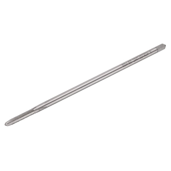 Uxcell 4-40 UNC High Speed Steel 6542 4" Length 3 Straight Flute Screw Thread Tap