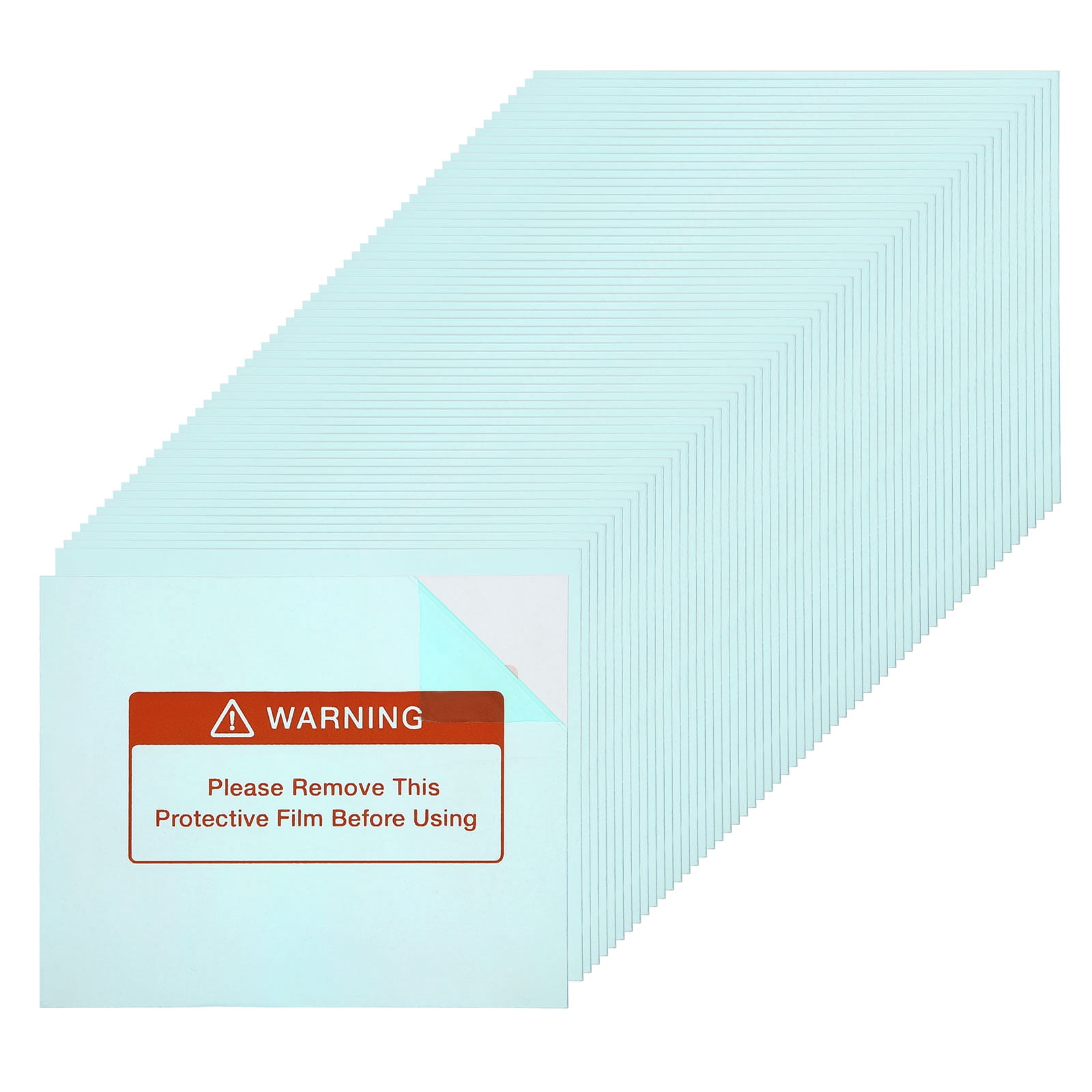 Uxcell 4-5/16 x 3-1/2 Inch Welding Protection Lens, 60 Pcs Clear PC Lens Cover Replacement Welding Helmet Hood Transparent Protective Covers Right Angle