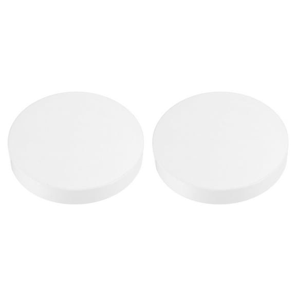 Uxcell 4.5" PVC Pipe End Cap Fitting, 2 Pack Furniture Grade Plug Coupling Socket