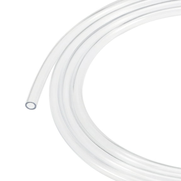 Uxcell 4.5mm ID 6.5mm OD 2m PVC Clear Hose Vinyl Tubing Flexible Lightweight for Water Tube