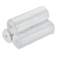 thumbnail image 1 of Uxcell 4-6 Gallon Small Plastic Trash Bags Waste Basket Liners White, 60 Counts / 3 Rolls, 1 of 5
