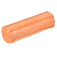 thumbnail image 1 of Uxcell 4-6 Gallon Small Trash Bags Waste Basket Liners Orange, 20 Counts / Roll, 1 of 5