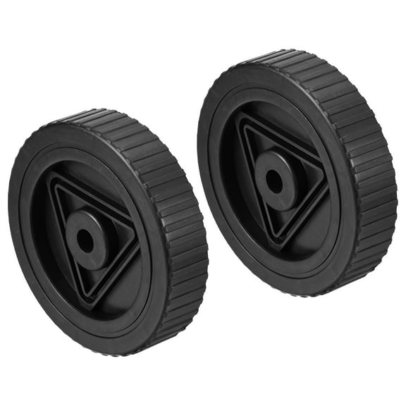 Uxcell 4.7" 2 Pack Universal Air Compressor Wheel with 0.5" Dia. Hole