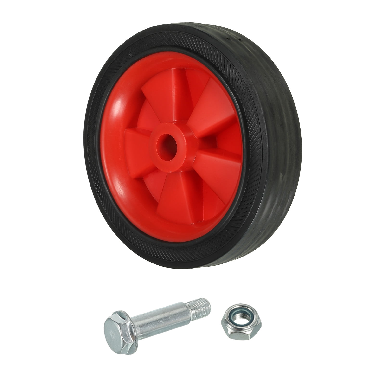 UXCELL 4 Pcs 1.2\" Dia Plastic Wheel Metal Top Plate Swivel Ball Bearing Casters