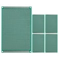 thumbnail image 1 of Uxcell 4.7" x 3.1" Double Sided PCB Board, 5 Pcs, Green, 1 of 5