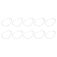 thumbnail image 1 of Uxcell 4.72" Ball Bead Chains with Connectors for Chains DIY Crafts, 24 Pack White, 1 of 6