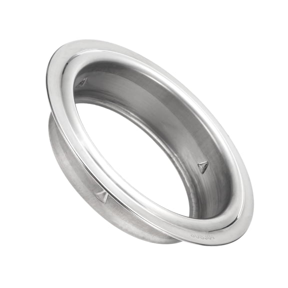 Uxcell 4.72 Inch Pipe Collar, Round Wall Flange Straight Pipe Flange, Silver