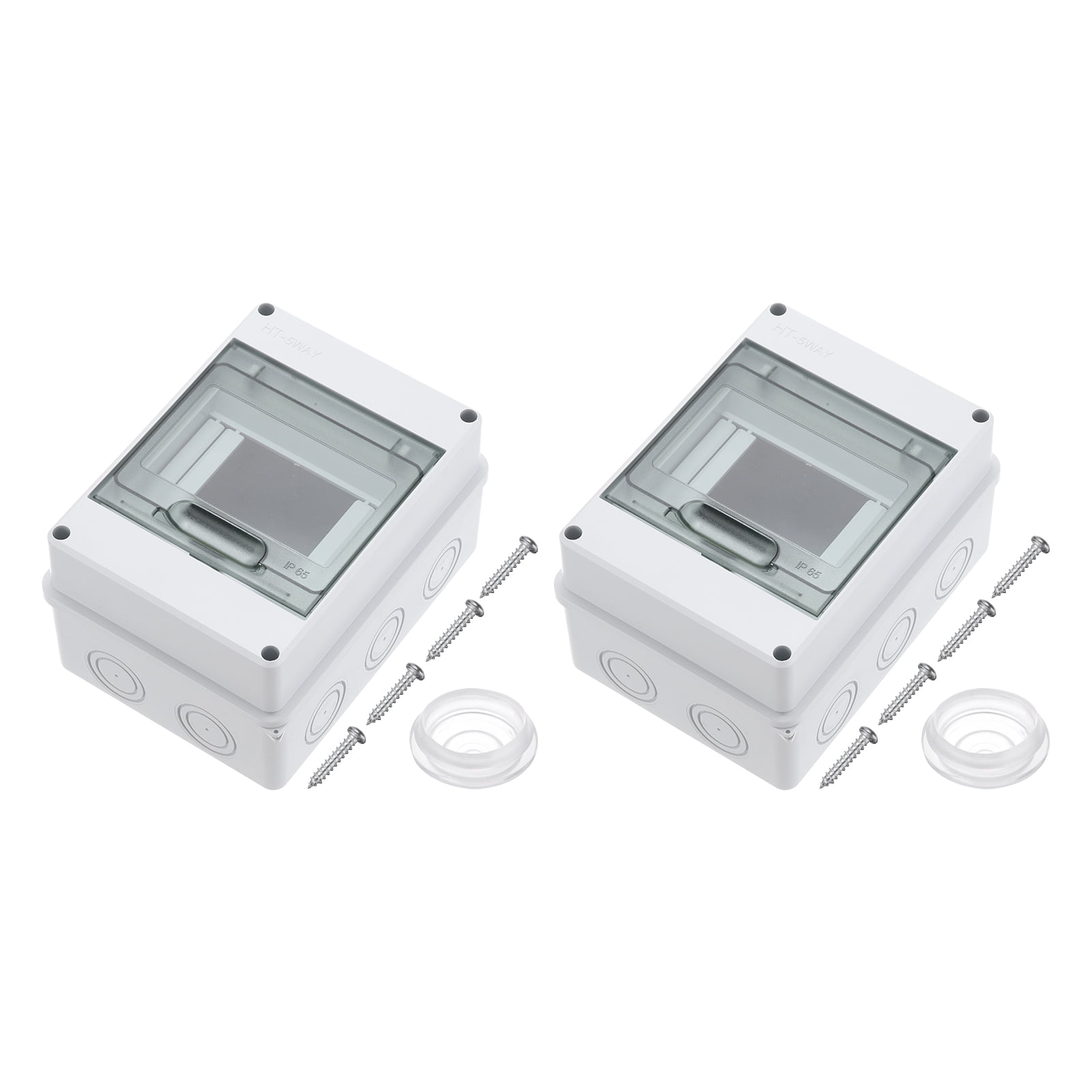 Uxcell 4.72" x 6.3" x 3.62" Junction Box Dustproof DIY Wiring Box ...