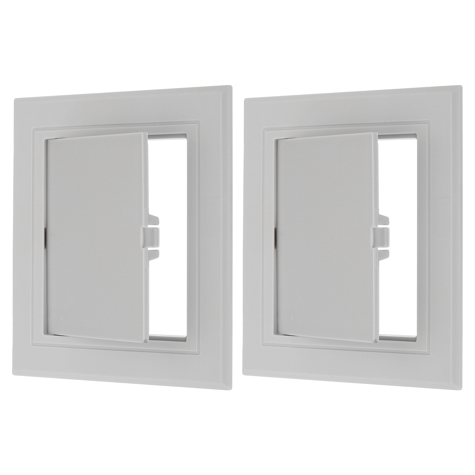 Uxcell 4.72x4.72 inch(115x115mm) Removable Hinged Access Panel, 2 Pcs ...