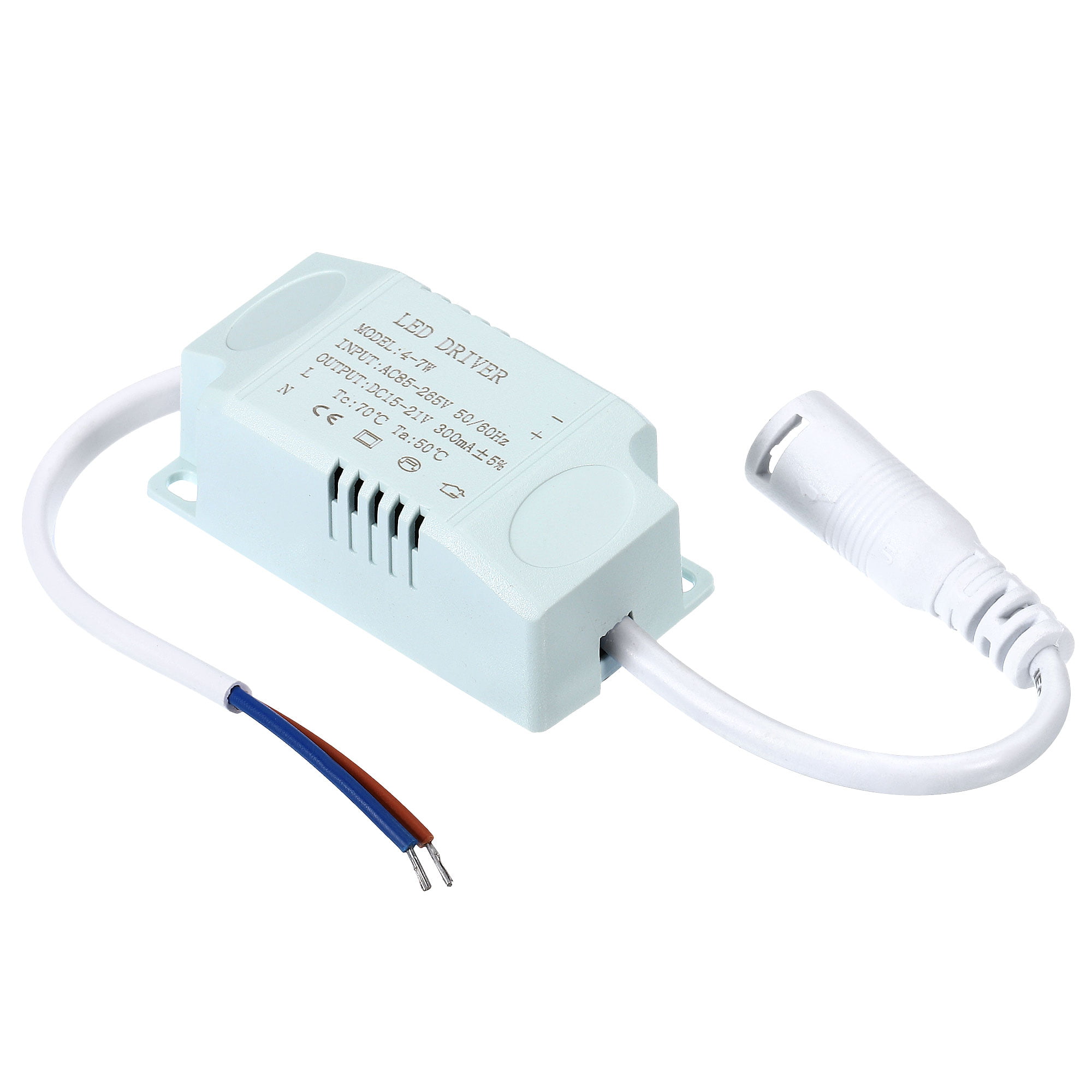uxcell LED Driver 8-12W Constant Current 300mA High Power AC 85-265V Output  24-46V DC Connector External Power Supply LED Ceiling Lamp Rectifier