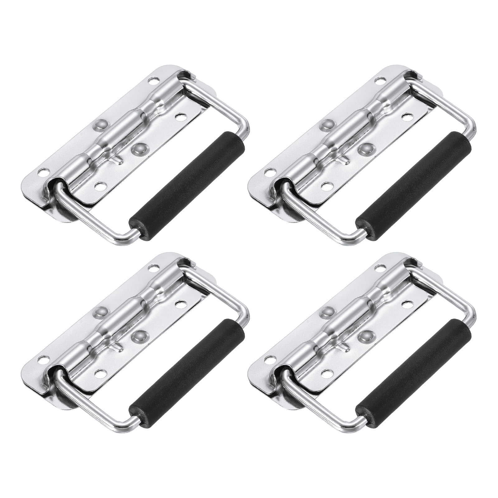 Uxcell 4.8inch Spring Loaded Handle, 4 Pcs Folding Heavy Duty Toolbox ...