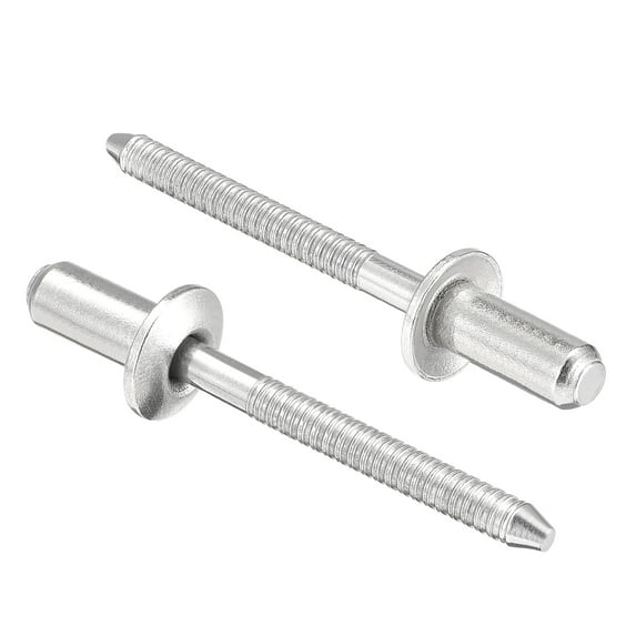 Uxcell 4.8mm x 11mm 304 Stainless Steel Blind Rivets 100 Pack