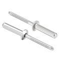 thumbnail image 1 of Uxcell 4.8mm x 25mm 304 Stainless Steel Blind Rivets 25 Pack, 1 of 4