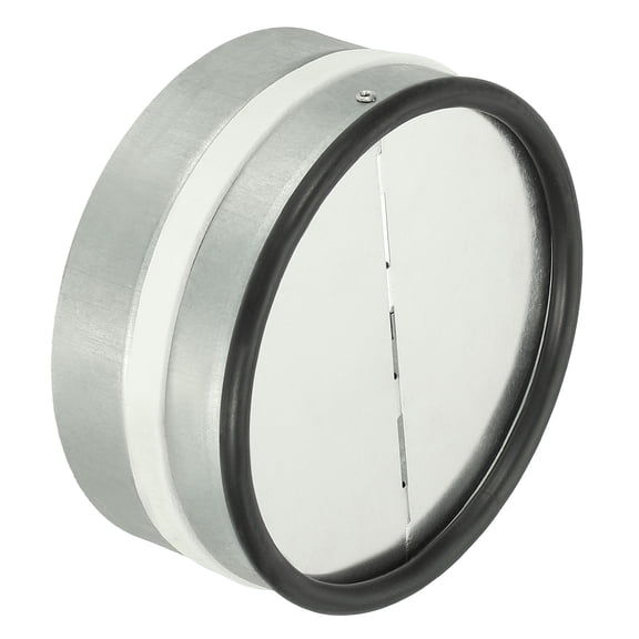 Uxcell 4.9-inch Backdraft Damper Shutter, 1 Pcs Inline Spring Loaded Blocker Dryer Duct Damper, Great for Retrofitting Ducting Preventing Unwanted Drafts in Metal Ducts (Silver Tone)